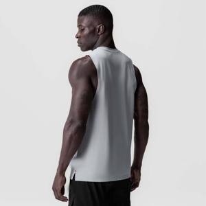 Men's Gym Stringer Tank <b>Top</b> Custom Logo Muscle Fit Sleeveless Workout <b>Vest</b> Bodybuilding Fitness Apparel Wholesale 100% Cotton - Product Image 2