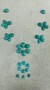 Turquoise <b>Sterling</b> <b>Silver</b> Pendant <b>Necklace</b> Floral Bezel Set Chain <b>Necklace</b> for <b>Women</b> Gift Jewelry - Product Image 3