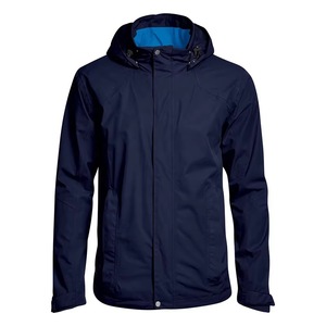 Veste matelassée coupe-vent à capuche pour homme, couleur unie, fermeture éclair, vêtement d'hiver décontracté, coque en polyester, coupe régulière - Product Image 5