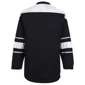 Sample 1pcs Custom Ice Hockey Jerseys Sublimated Printed Breathable 100% Polyester Anti-Bacterial V-neck Double - Product Image 3
