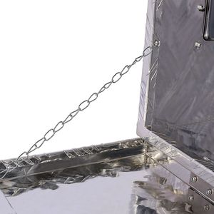 48-Inch Heavy Duty Aluminum Truck Bed <b>Tool</b> <b>Box</b> for Outdoor Trailer Pickup Storage or RV Underbody Organizer - Product Image 4