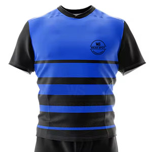 Nueva Llegada de Ropa Deportiva, Uniforme de Rugby 100% Poliéster, Mejor Precio, Último Diseño de Uniforme de Rugby - Product Image 4