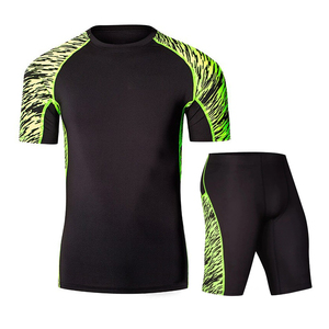 Conjuntos Deportivos Personalizados de 2 Piezas para Hombre, con Logotipo Frontal, Ropa Deportiva sin Costuras para Gimnasio, Yoga y Entrenamiento, Conjunto de Ropa Deportiva de Compresión - Product Image 3