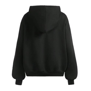 Sweat-shirt à capuche noir avec strass – Pull en cristal pour femmes, hommes, unisexe, style streetwear tendance et scintillant - Product Image 4