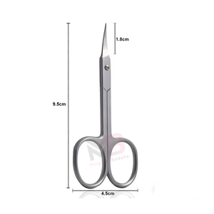 Tijeras Profesionales Curvas de Acero Inoxidable para Manicura, Cortaúñas para Cutículas, para Uso en Salón de Belleza - Product Image 6
