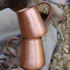 Excelentes Jarras de Cerveza de Cobre Puro Estilo Europeo de 400 ml, a Prueba de Fugas, Reutilizables, en Caja de Regalo, para Viajes - Product Image 4