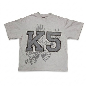 ผู้ผลิตเสื้อยืดขายส่ง ทรงหลวม ไหล่ตก น้ำหนัก 230 กรัม คอกลม ทรงโอเวอร์ไซส์ ผ้าฝ้าย 100% เสื้อยืดผู้ชายแบรนด์สั่งทำ - Product Image 3