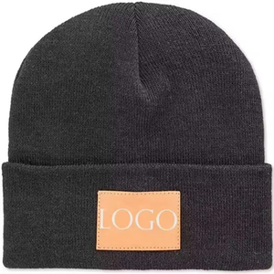 Gorro Unisex de Dibujos Animados en Blanco, 100% Acrílico, Gorro de Invierno Listo para Impresión Digital Personalizada y Bordado, Uso en Exteriores - Product Image 1