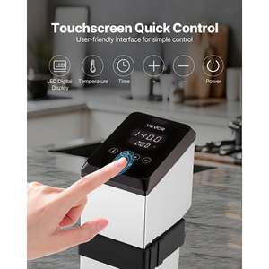 Circolatore a immersione da 1500W per cottura Sous Vide, a colonna quadrata, con display digitale a LED, riscaldamento rapido e preciso, modello per cottura lenta - Product Image 2