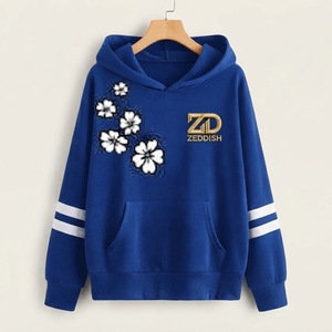 Sudadera con Capucha ZEDDISH de Lujo para Hombre, Unisex, Estilo Urbano, Informal, con Logotipo Personalizado en la Parte Delantera, Algodón Orgánico de 350g, Transpirable y de Secado Rápido - Product Image 4