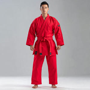 Combinaison de boxe 100% coton pour hommes, tissu de haute qualité 280g, combinaison de judo pour hommes, respirante et légère, combinaison de karaté - Product Image 1