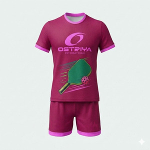 Uniformes de pickleball personnalisables en polyester 100 % à séchage rapide, anti-UV, avec impression par transfert thermique, design optimal, directement de l'usine, pour l'été - Product Image 3