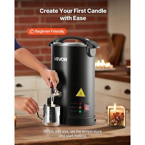 Máquina para Derretir Cera de Calentamiento Rápido y Uniforme de 5.3 Cuartos de Galón para Fabricación de Velas con Boquilla de Vertido Fácil y Base de Reloj de Arena - Product Image 2
