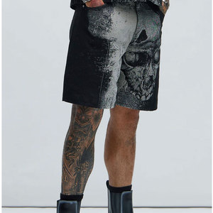 2026 Men Fashion <b>Stretch</b> Causal Short Jeans Denim Shorts Blue Black Denim Swear Men's Shorts Canvas Fabric High Street - Product Image 4