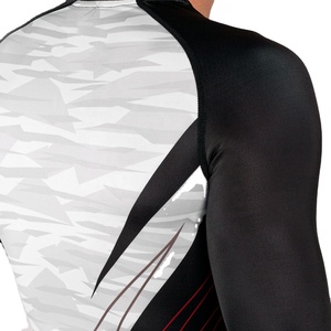 T-shirt de compression à manches longues pour homme, anti-UV, respirant, séchage rapide, impression personnalisée par transfert thermique, ajusté - Product Image 3