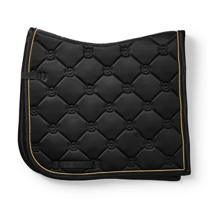 High Quality Adjustable Compression Dressage Satin <b>Equestrian</b> Saddle Pads Western Horse Riding Jumping Competition Saddle Pads - Product Image 2