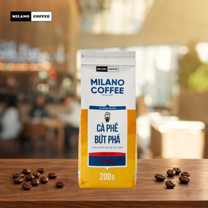 กาแฟบดเวียดนามดัคลัก เอ็กเซลซา พรีเมียม 200 กรัม มิลาโน ดาร์กโรสต์ รสขม กลิ่นเนย เกลือ ขายส่ง รับผลิตแบบ OEM ODM - Product Image 2