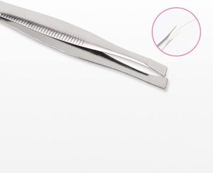 แหนบคิ้วสแตนเลสแบบปรับแต่งได้-สีดำและชมพูที่ทนทาน - Product Image 2