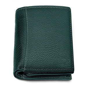 High Quality Genuine Leather Unisex <b>Long</b> <b>Wallet</b> Zipper Breathable/Comfortable Customized Color Polyester Lining Eco-Friendly - Product Image 1