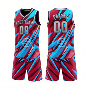Maillot de basketball personnalisé par sublimation, unisexe, col en V, sans manches, respirant, anti-humidité, séchage rapide, en maille polyester, pour adulte - Product Image 6