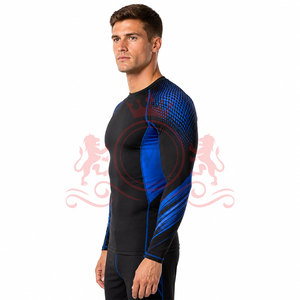 Modern <b>Athletic</b> Shirt With Smooth Performance Fabric Rash Guard For Exercise Sessions Rash Guard - Product Image 3