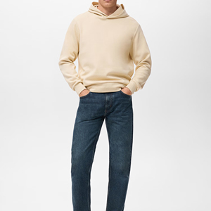 Pull à Capuche Tricoté Personnalisé pour Homme – Collection Automne Hiver 2026 – Sweat-shirt Oversize Épais Style Uni – Fournisseur OEM - Product Image 5