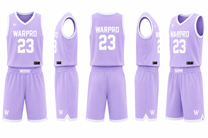 ชุดเสื้อบาสเก็ตบอล WARPRO Elite ปี 2026 แบบสั่งทำพิเศษ ระบายอากาศได้ดี แห้งเร็ว ซับเหงื่อ คอวี แขนกุด สำหรับผู้ชายและผู้หญิง - Product Image 5