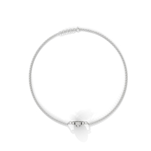 White Gold Oval Diamond <b>Bracelet</b> Halo Link <b>Bangle</b> Sparkling Jewelry Gift for Women - Product Image 3