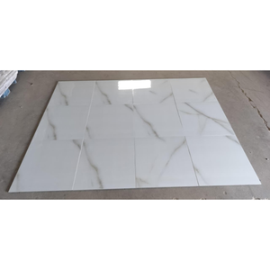 กระเบื้องปูพื้นขนาด 60x60 ซม. พอร์ซเลนวิทริฟายด์ 2x2 ฟุต แบบสองชั้น GVT PGVT หรูหรา สำหรับห้องนั่งเล่น ห้องนอน ห้องโถง พื้นผิวมันเงา - Product Image 6