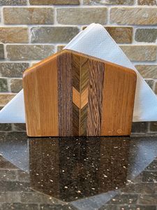Compact wooden napkin <b>holder</b> space saving dining accessory stylish <b>kitchen</b> decor <b>tissue</b> stand for home cafes - Product Image 2