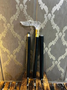 Canne de marche haut de gamme en corne, écologique, faite à la main pour l'assistance des personnes âgées - Product Image 4
