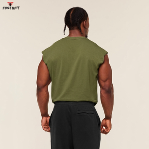 New Fashion Solid Sleeveless <b>Sports</b> Knitted Casual Gym Workout Customizable Men <b>Tank</b> <b>Top</b> with Quick Dry Feature Made Pakistan - Product Image 4