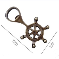 Ouvre-bouteille en fonte antique en forme de roue de bateau, accessoire de bar portable, accessoires pour boissons, par Global's Supplier