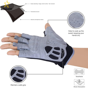 Cycling Gloves <b>Half</b> Finger Mountain Road Bike Cycle Gloves Anti <b>Slip</b> Shock Absorbing Padded MTB Bicycle Biking Gloves Sports - Product Image 5