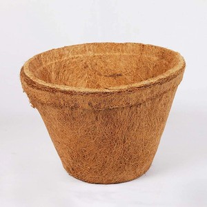 Natural coco fiber pots eco friendly gardening <b>plant</b> nursery pot coconut fiber seedling <b>baskets</b> - Product Image 3