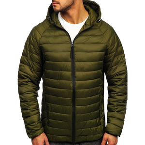 Men's Warm Puffer <b>Jacket</b> Lightweight Quilted Full Zip Winter Outdoor <b>Travel</b> Casual Insulated <b>Jacket</b> for Adults - Product Image 2