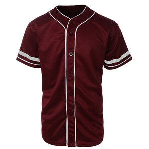Camisetas de Béisbol/Sóftbol de Alta Calidad del Fabricante OEM, Completamente Cosidas, con Frente Corto, Personalizables por Sublimación, de Malla - Product Image 5
