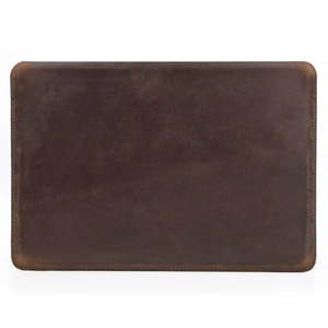 Genuine Leather Modern Sling <b>Laptop</b> <b>Sleeve</b> Protective Case for Work Business Travel LS-0276 - Product Image 3