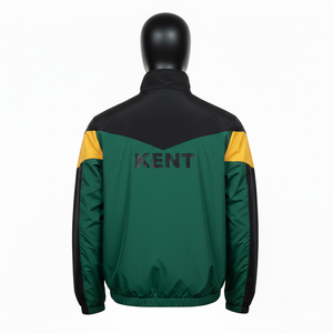 Chaqueta Cortavientos Personalizada con Bloques de Color, Ligera, Impermeable, con Cuello Alto y Capucha, Deportiva, 100% Poliéster, Venta al Por Mayor OEM - Product Image 4