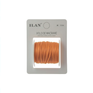 Filo per Macramè ILAN 1mm 100M Arancione, Cordoncino per Artigianato - Product Image 1