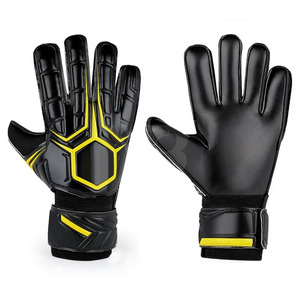 Professional Thick Latex Goalkeeper Gloves Finger Protection Football Gloves Soccer OEM Competition Training Goalkeeper Gloves - Product Image 1
