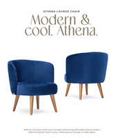 Fauteuil inclinable manuel moderne et durable en velours avec rembourrage en mousse et pieds en bois pour salon et mobilier de maison