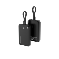 Cargador Portátil de Alta Capacidad de 10000 mAh con Cable Integrado Tipo-C de Carga Rápida para Laptop, 45W, Certificado CCC