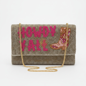 Sac à main en perles magnétiques fait main pour femmes avec doublure en satin et bandoulière chaîne, sac de soirée de luxe, vente en gros OEM - Product Image 1