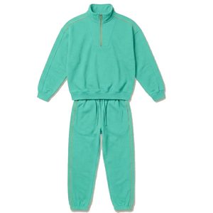 Clothing Manufacturers Custom Sweatsuit Unisex Heavyweight Fleece Cotton Hoodie <b>Sweatpants</b> and Hoodie <b>Set</b> Tracksuits for Men - Product Image 4
