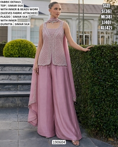 Lehenga rosa Noor - Product Image 4