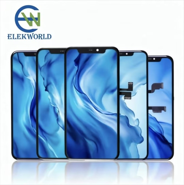 Assembly Mobilephone LCDs Reparement Phone Accessories Store for iphone 14 15 16 17 Display Front Glass Panel for iphone Screen