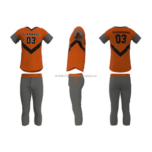 เสื้อเจอร์ซีย์ใส่เล่นเบสบอลของผู้ชายเสื้อกีฬาแบบออกแบบได้ตามที่ต้องการระบายอากาศได้ดีเหมาะกับลูกเบสบอลซอฟท์บอล - Product Image 3