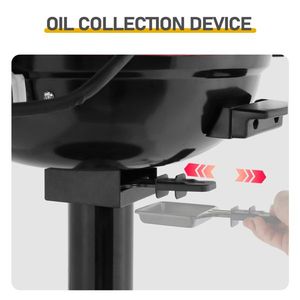 Parrilla Eléctrica Roja de 1600W, Portátil, de Doble Capa, para Uso en Interiores y Exteriores, con Soporte para Cocinar en Interiores y Exteriores - Product Image 6