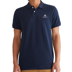 Polo homme manches courtes été, coton haute qualité, logo personnalisé, vêtement décontracté à vendre - Product Image 1